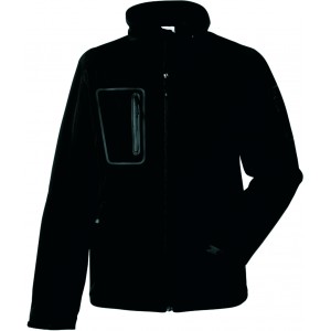 CASACO SOFTSHELL HOMEM AB/FECHO PRETO RU520M